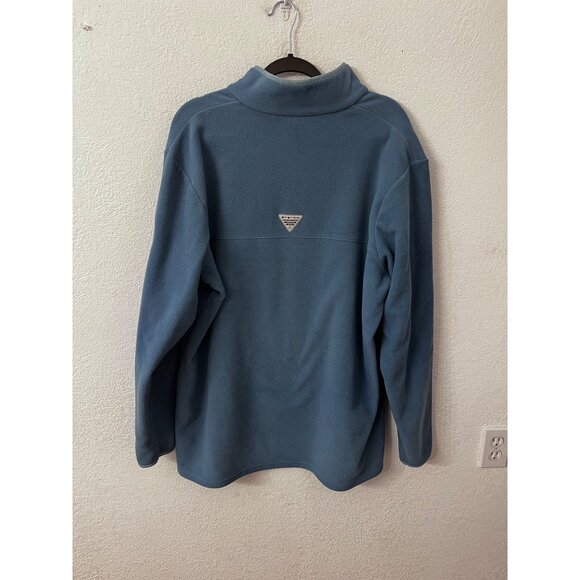 Columbia harborside blue fleece pullover mens size XXL - Picture 3 of 6